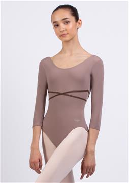 LITTLE CARISSA, 3/4 sleeve leotard